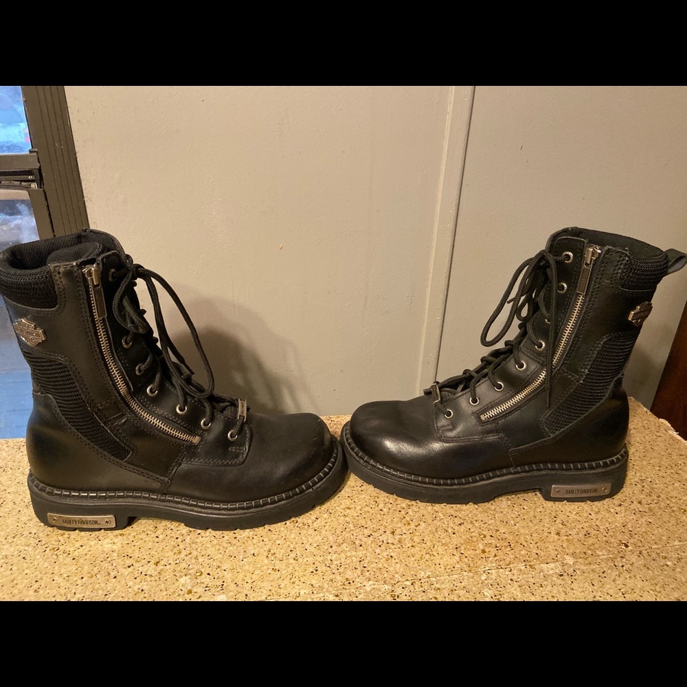 Harley Davidson Women’s Leather Boots Size 8.5